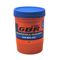 Graxa GTOP / GBR de lítio MP2 azul - 1 kg - GBR 1 kg